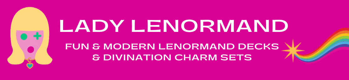 Lady Lenormand sponsor banner.