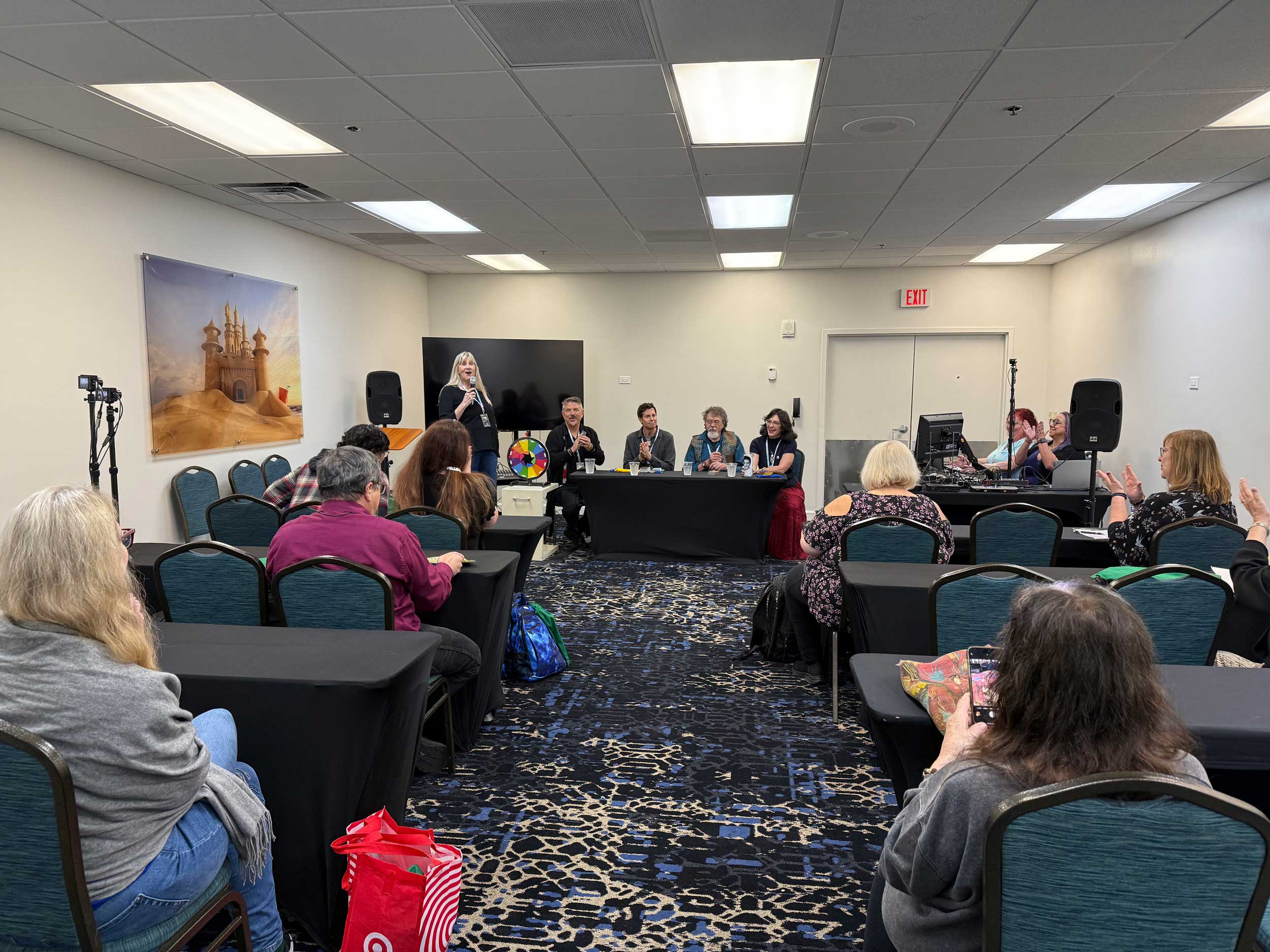 The Wheel of Fortune Panel Readers at StaarCon.