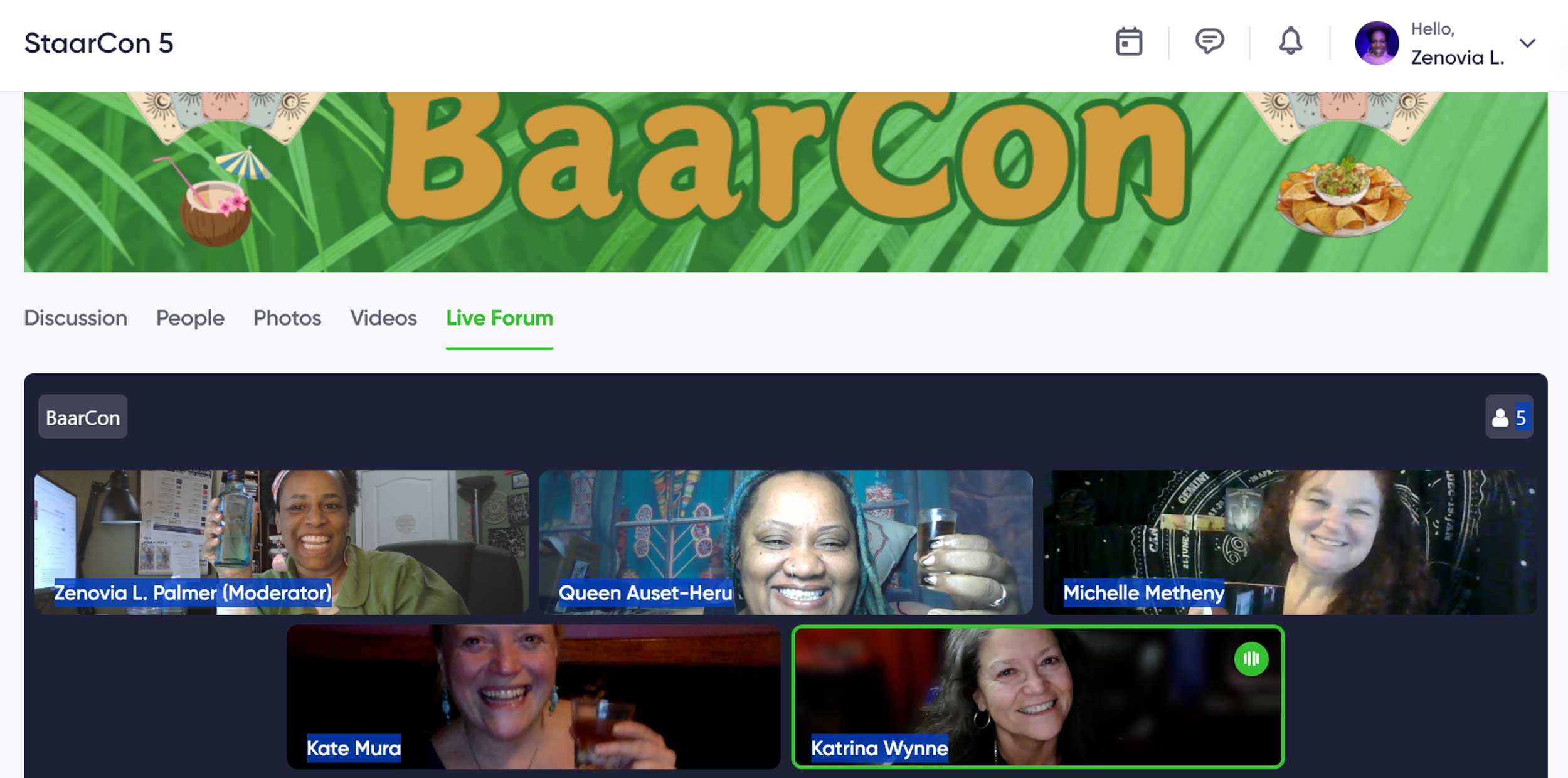 BaarCon at the StaarCon 5 AfterGlow.