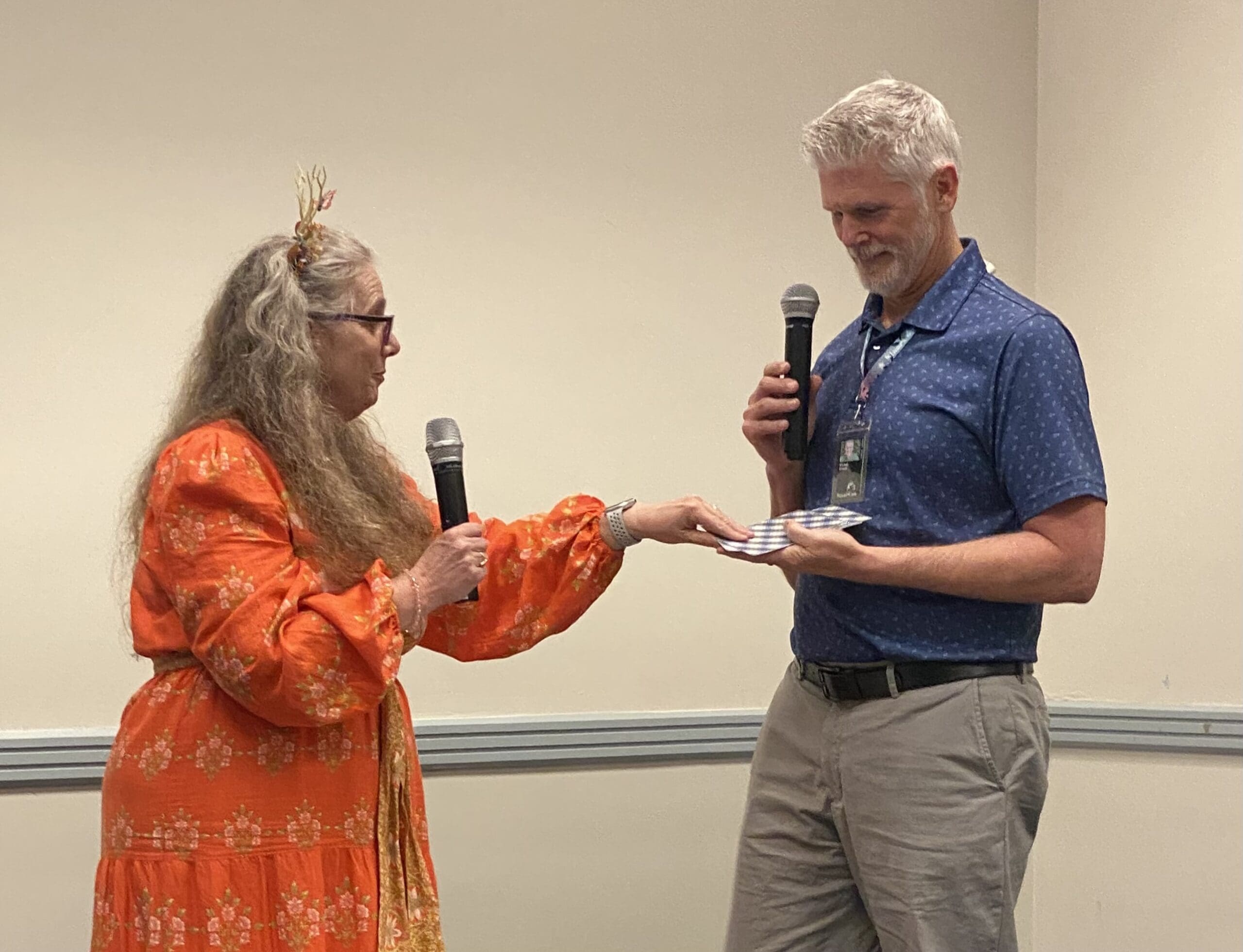 Christiana Gaudet and Mitchell Osborn at StaarCon 5.