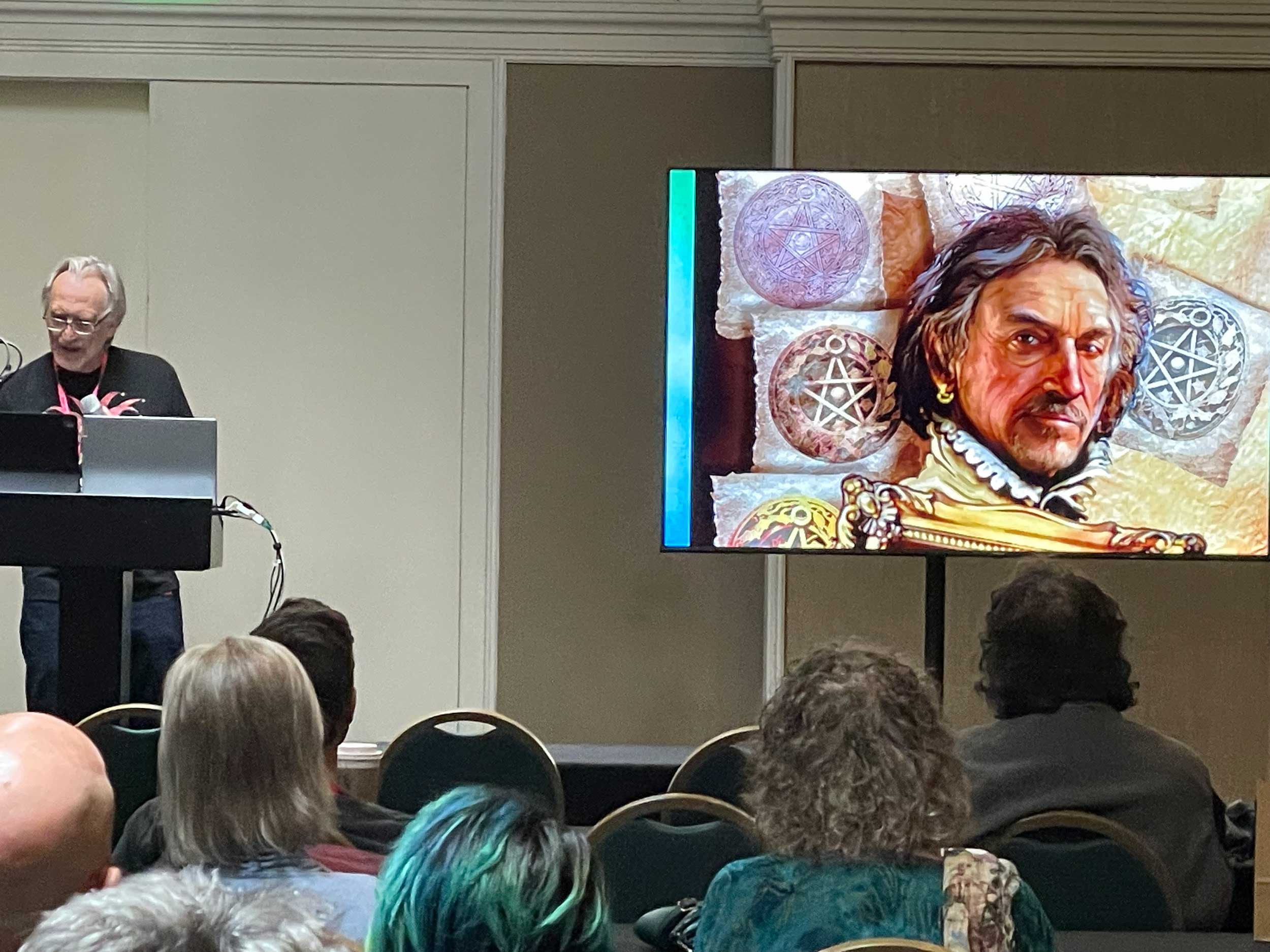 Ciro Marchetti speaking at StaarCon 2023.