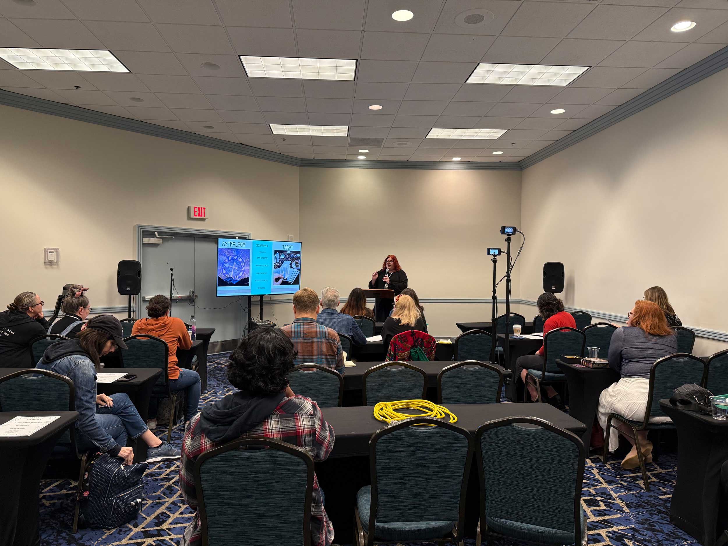 Marion Kirk presenting at StaarCon 5.