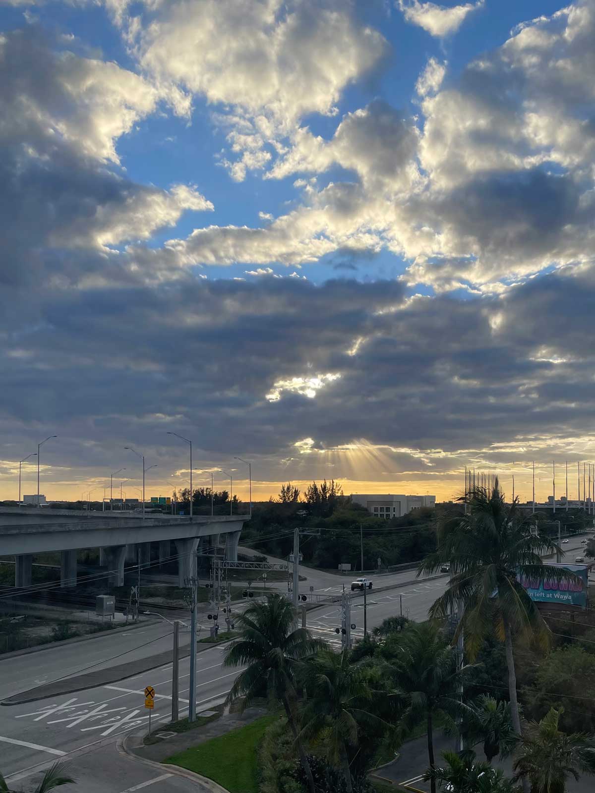 The view from the conference center.