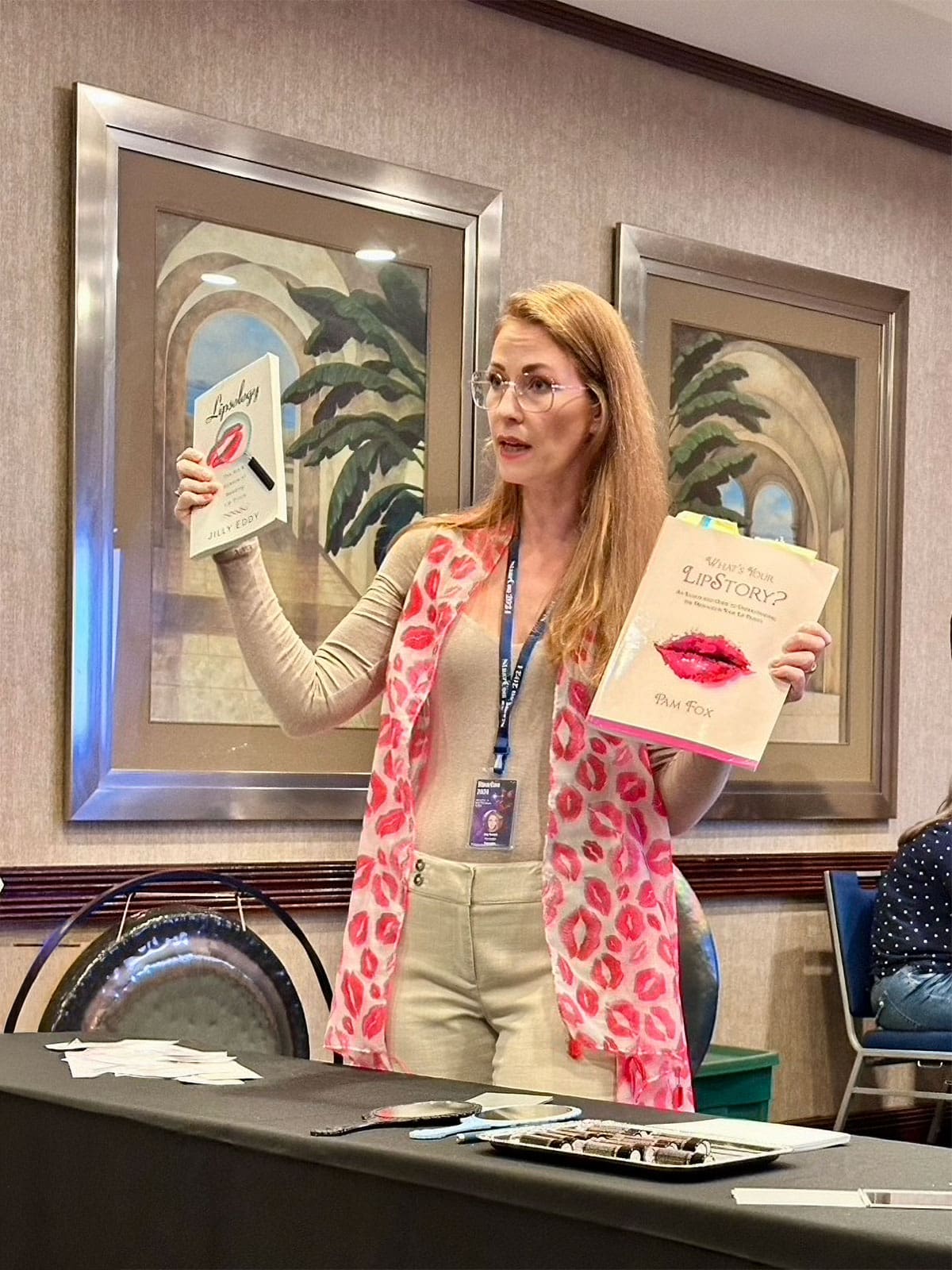 Amy Forman explains how to read lips at StaarCon 2024.