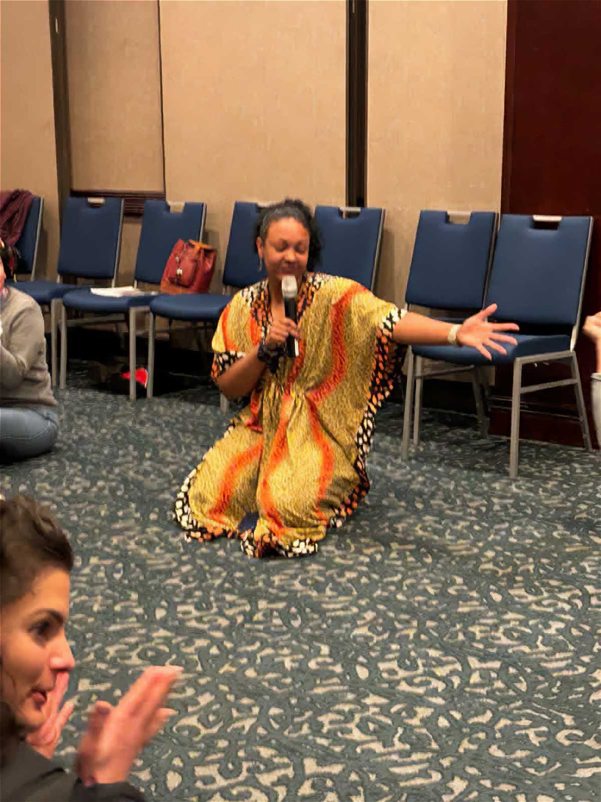 Mercedes Vasquez presenting at StaarCon 2024.