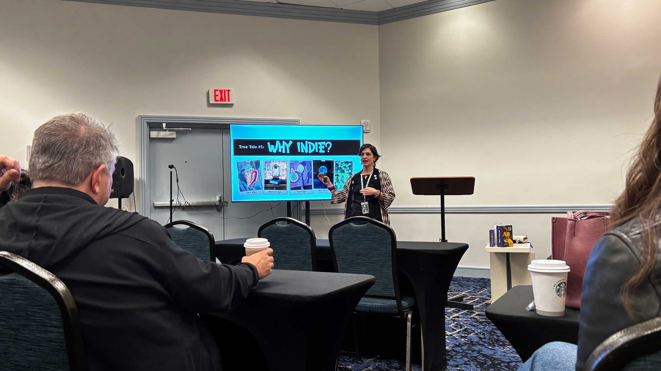 Stacey Williams-Ng presenting at StaarCon 5.