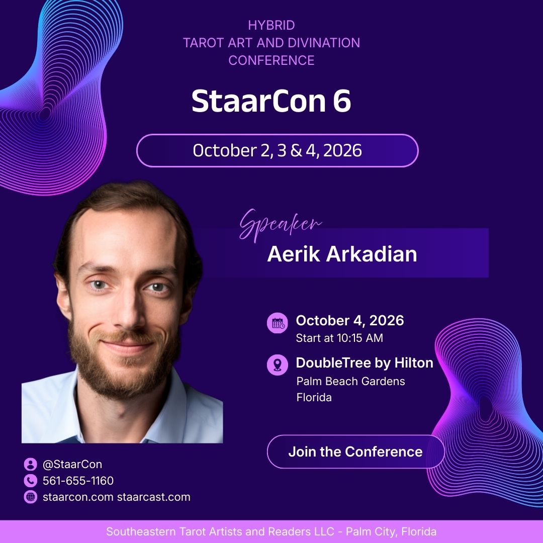 StaarCon 6 Presenter Aerik Arkadian Square Facebook Post asset.