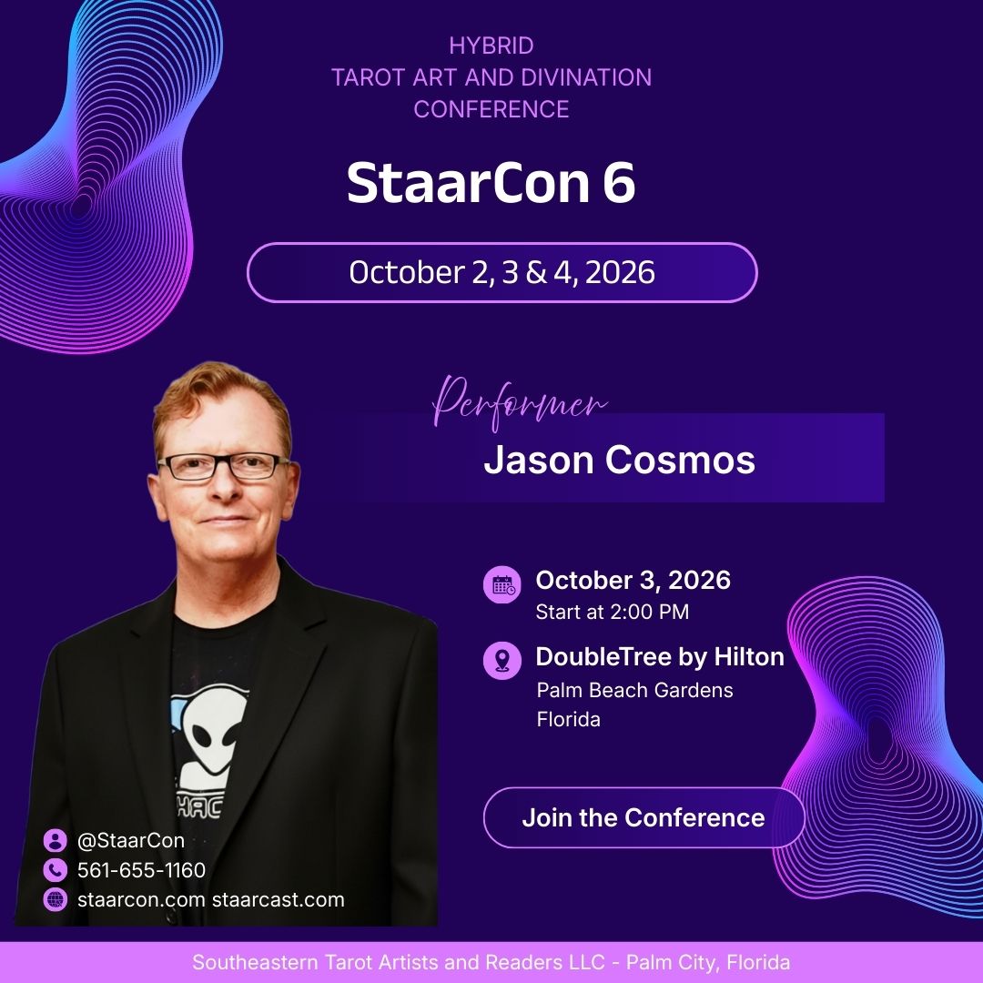 StaarCon 6 Presenter Jason Cosmos Square Facebook Post asset.