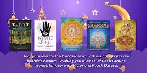 Stardust Wanderer Tarot sponsor banner.