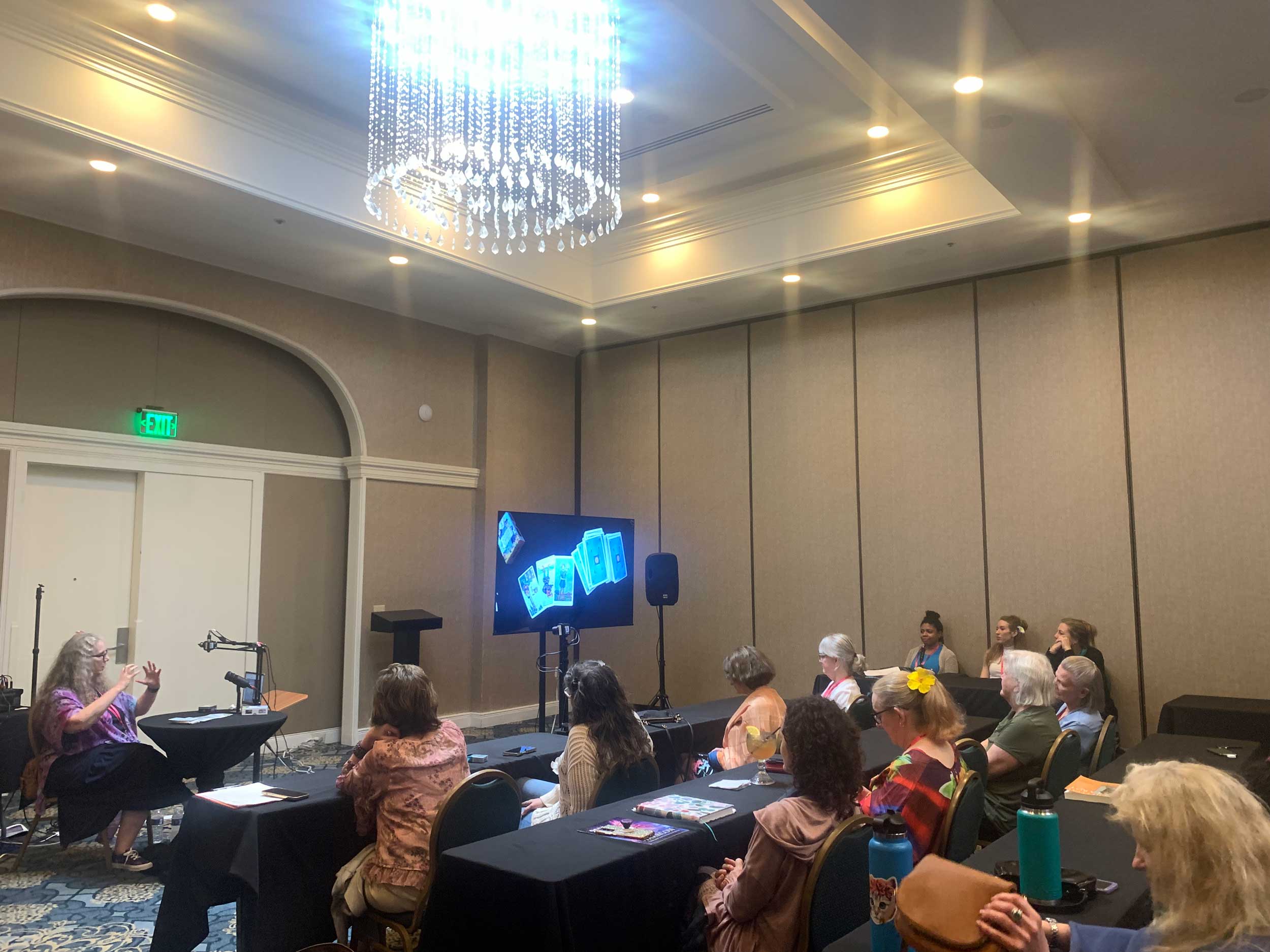 Marion Kirk presenting at StaarCon 5.