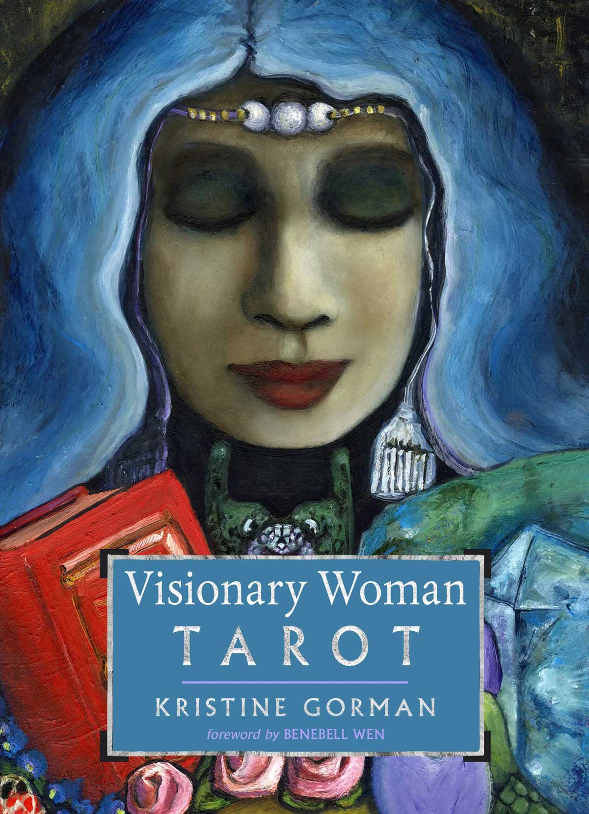 Kristine Gorman’s Visionary Woman Tarot published by Weiser Books.