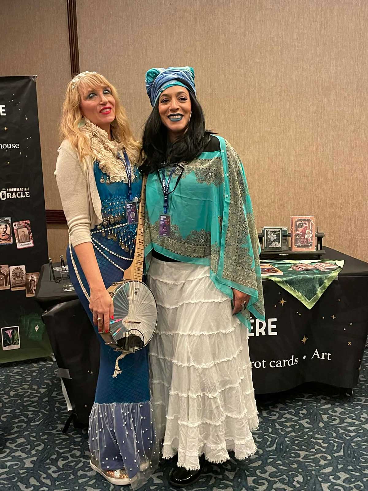 Dame Darcy and Mam'selle Kamille at StaarCon 2024.